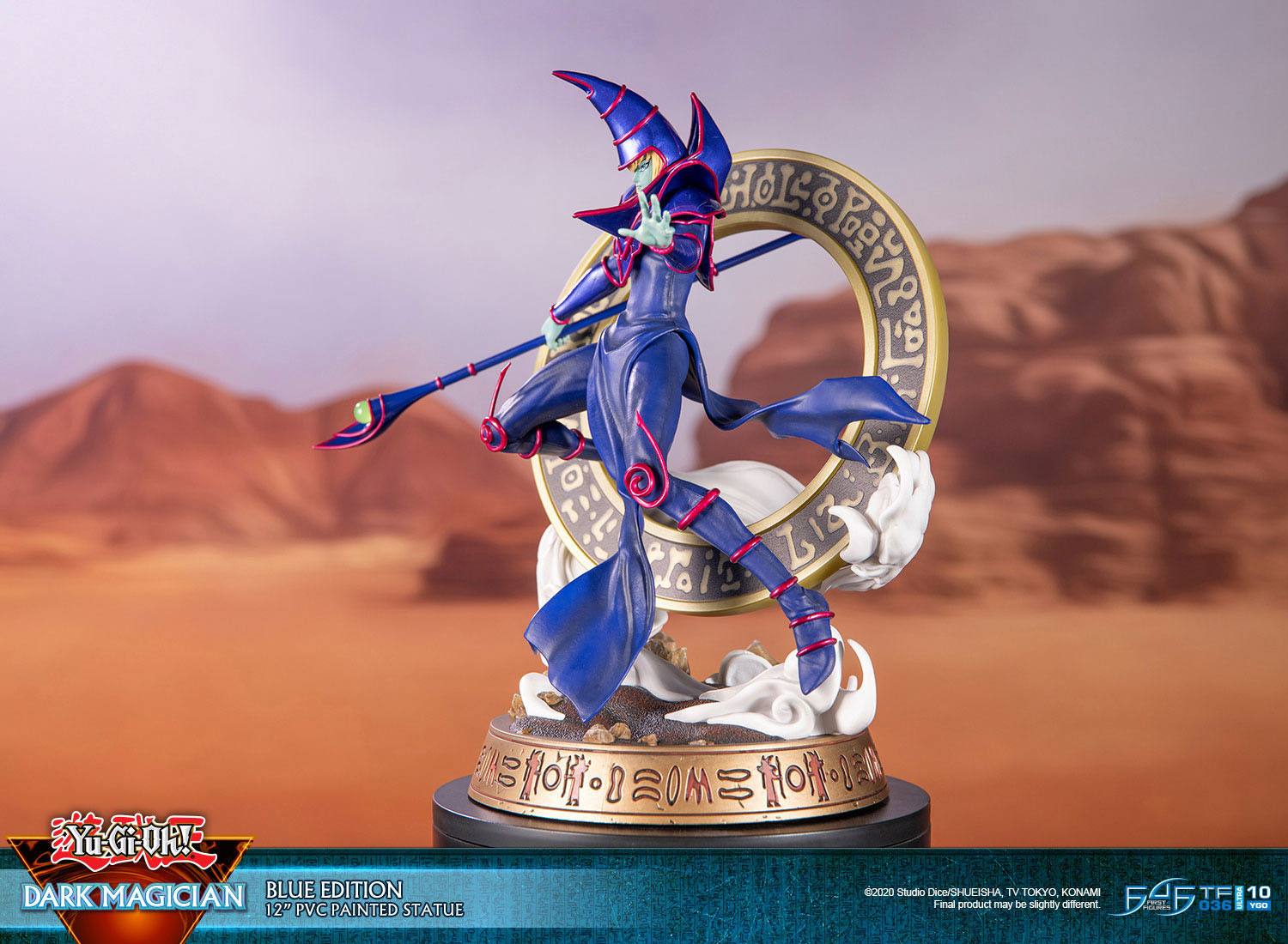 First4Figures Yu-Gi-Oh! Painted PVC Dark Magician Figurine (Blue Variant)