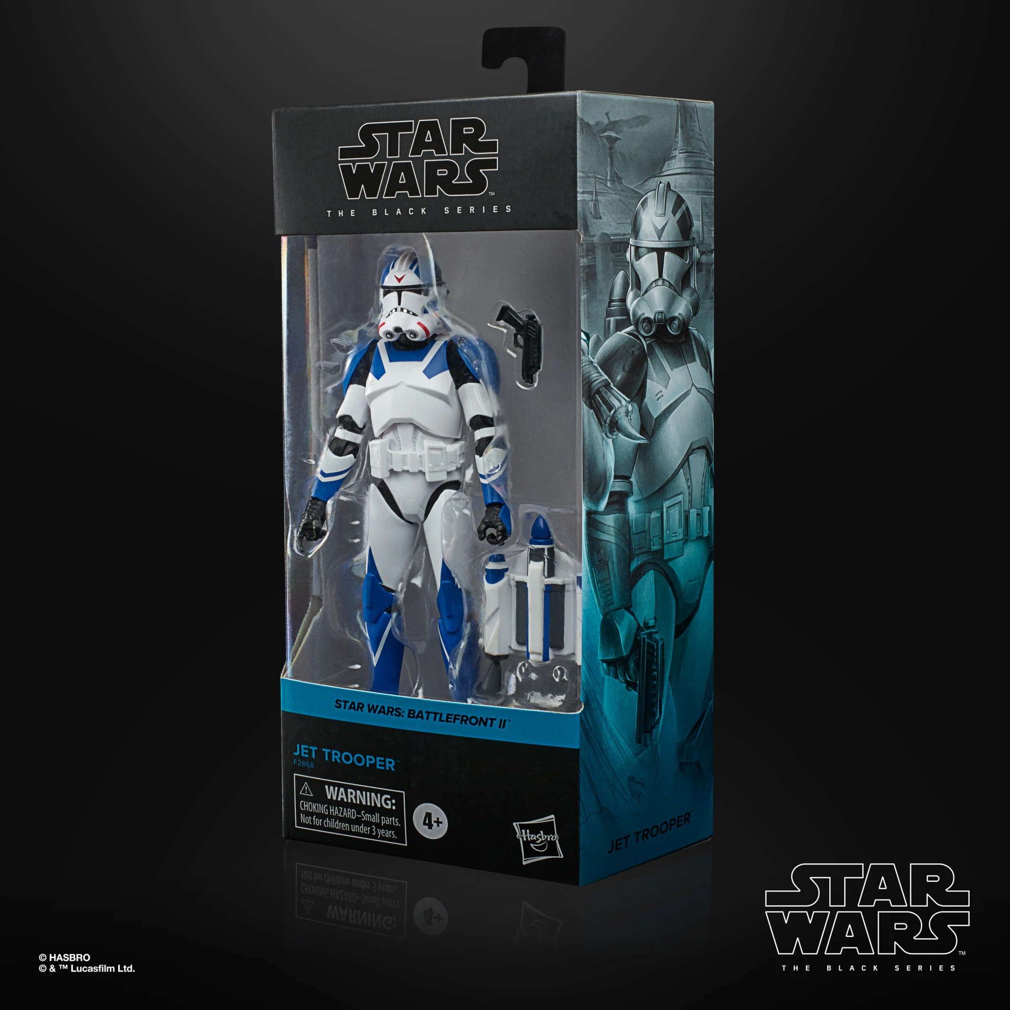 Hasbro's High - Quality 6 - Inch Action Figure of Star Wars The Black Series Gaming Greats Jet Trooper