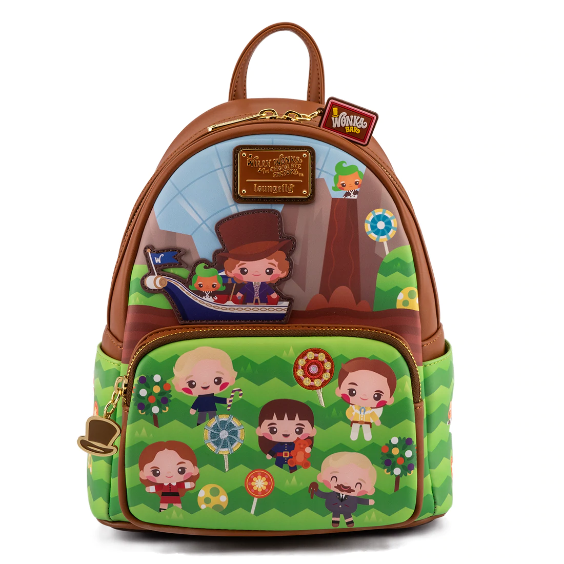 Loungefly Charlie & the Chocolate Factory 50th Anniversary Scented Mini Backpack