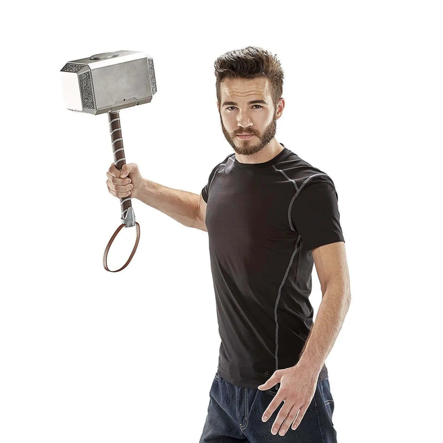 Hasbro's Marvel Legends 1:1 Scale Electronic Thor Mjolnir Hammer Replica