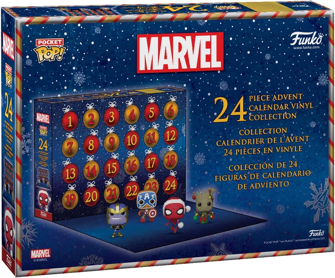 Marvel Pocket Pop! Funko Advent Calendar - A Magical Holiday Collectible Set