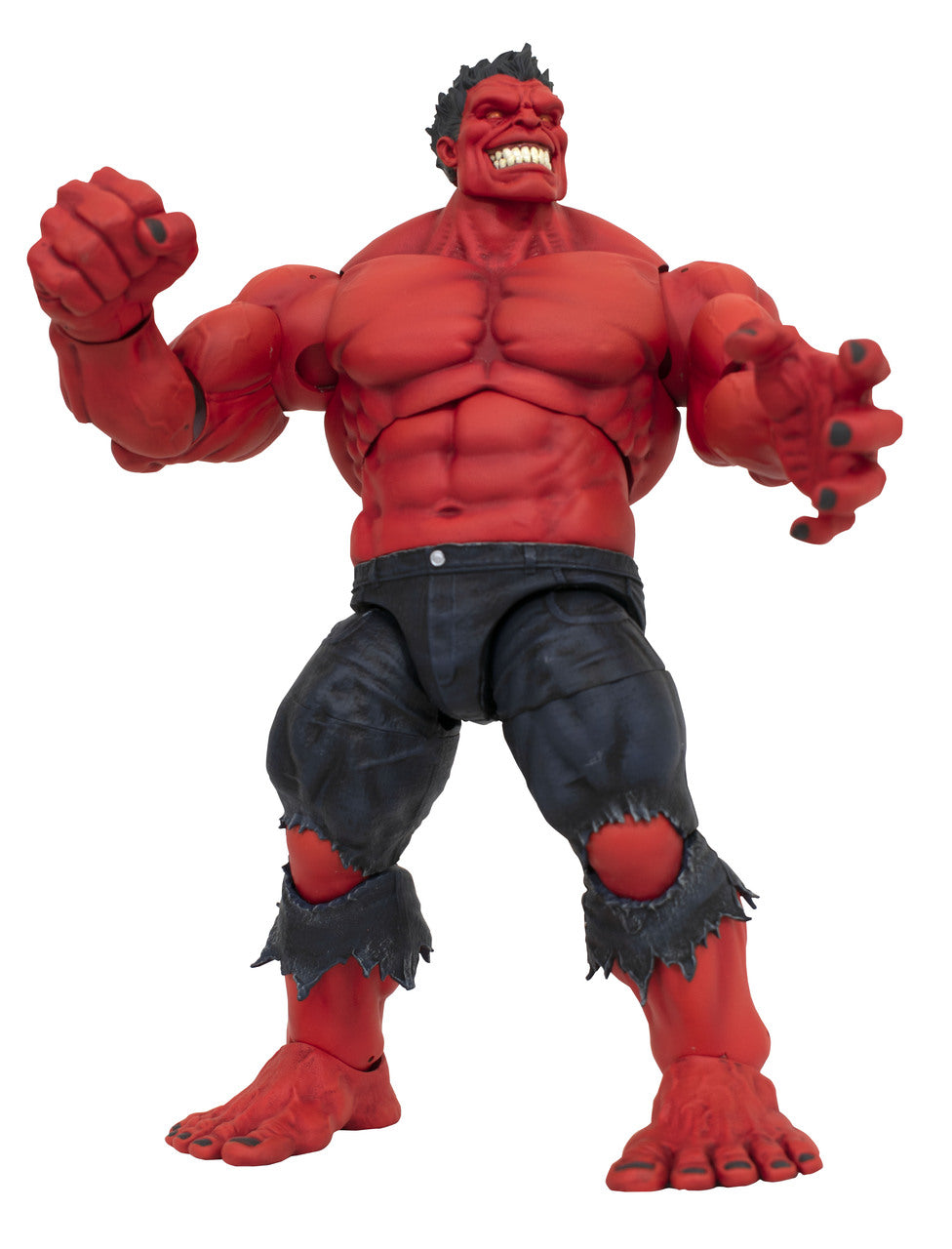 Marvel Red Hulk 9-Inch Diamond Select Collectible Action Figure with Articulation