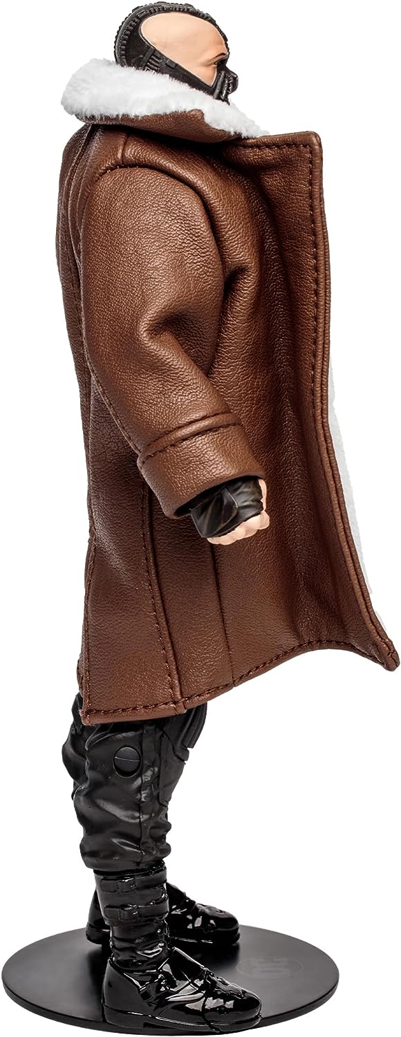 McFarlane 7 - Inch Gold - Label Action Figure of Bane in Trench Coat from The Dark Knight Trilogy DC Multiverse