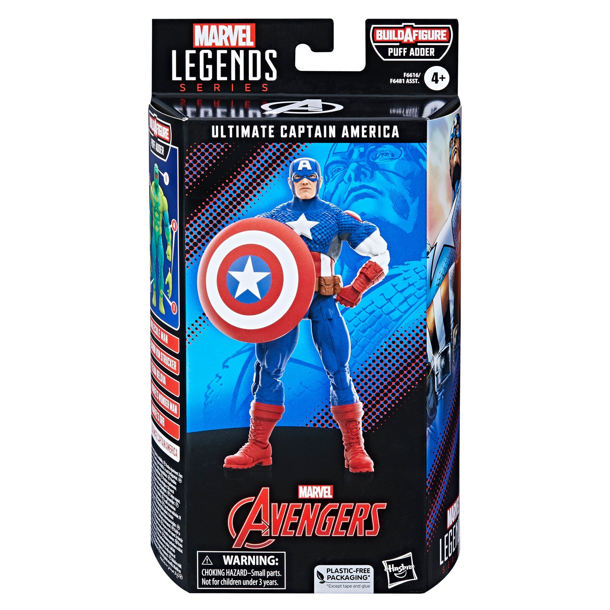 Marvel Legends Series High - Quality Ultimate Captain America Classic Comic - Style Action Figure for Collectors