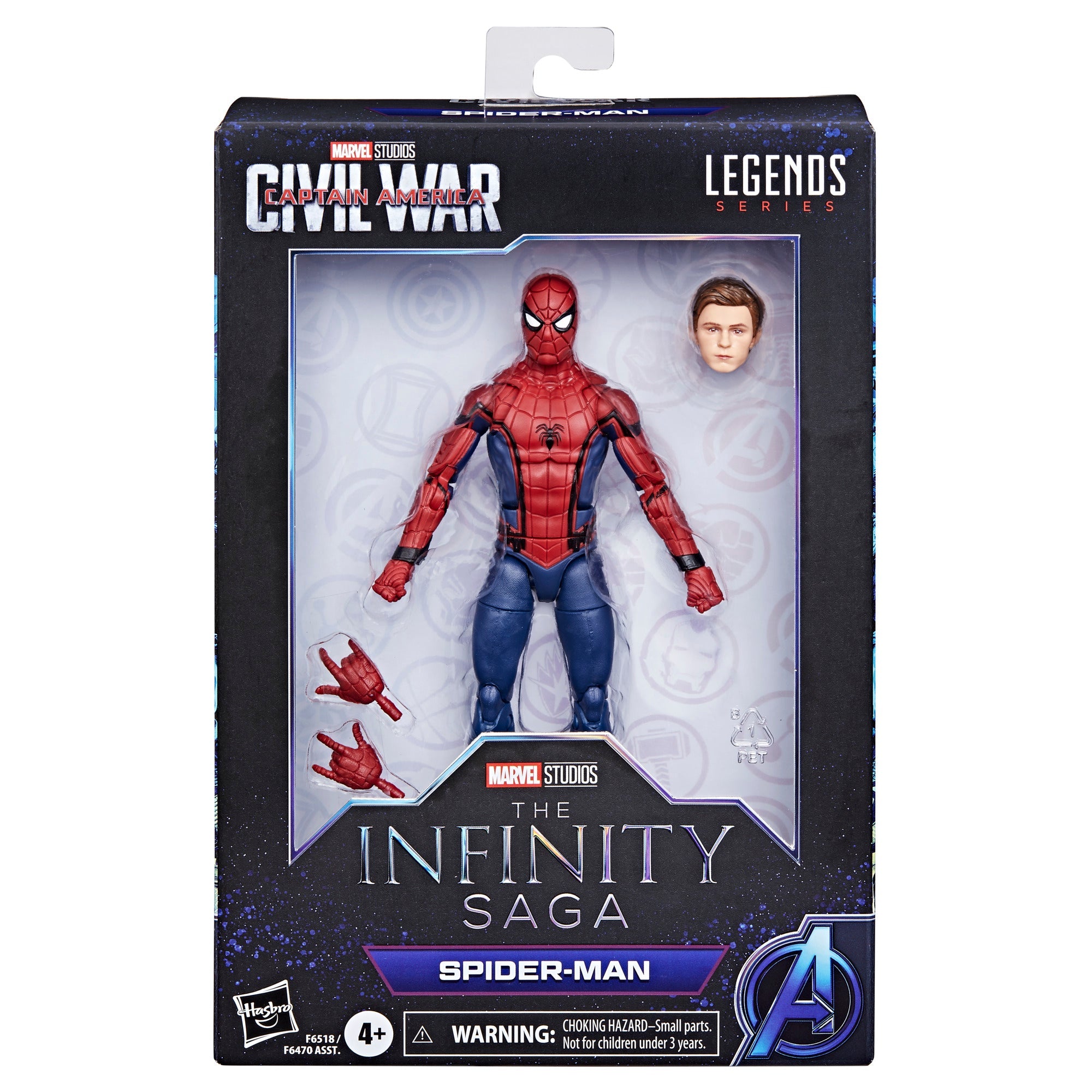 Hasbro Marvel Legends Series Infinity Saga 6-Inch Scale Spider-Man Action Figure