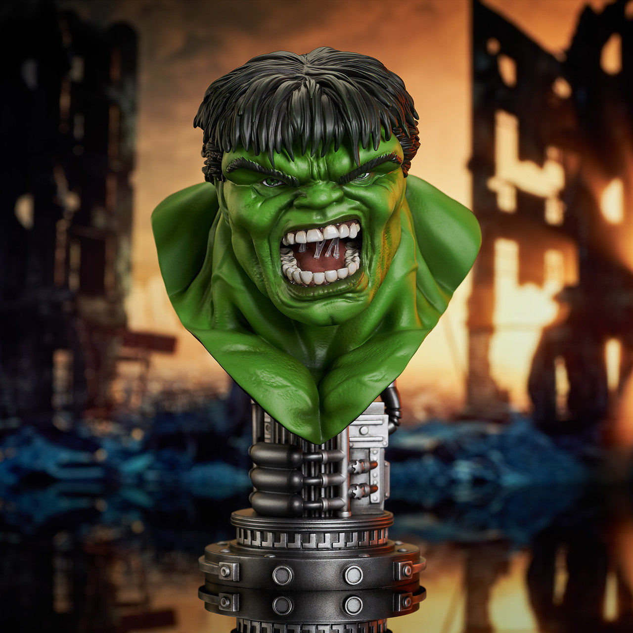 Limited Edition 1/2 Scale 3D Marvel Legends Angry Hulk Bust