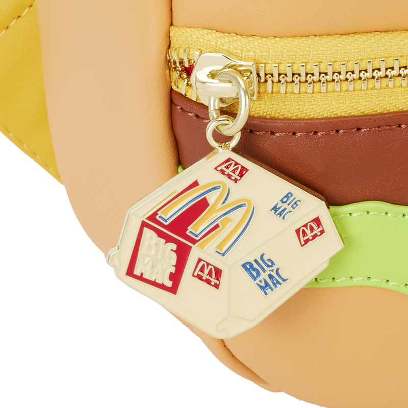 Loungefly Vegan Leather McDonald's Big Mac Inspired Mini Backpack