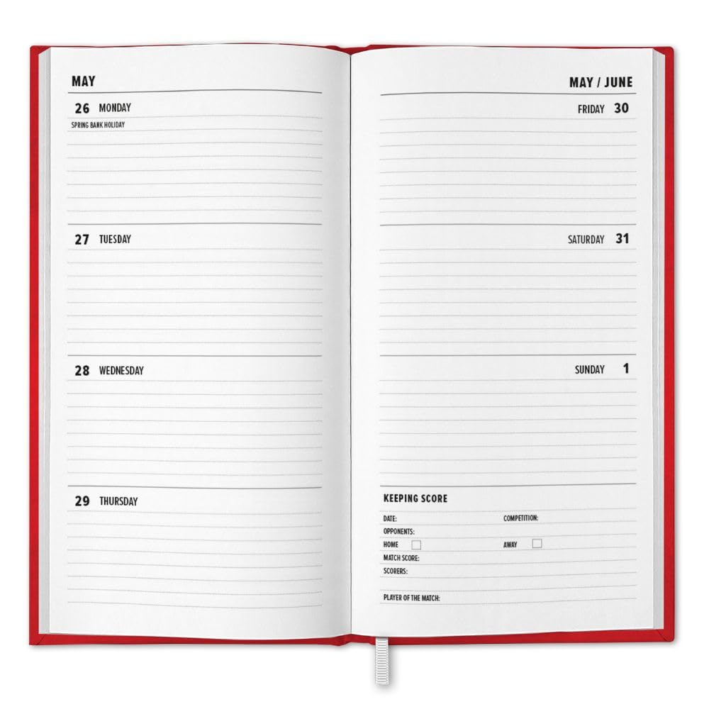 2025 Liverpool Football Club Slim Weekly View Diary