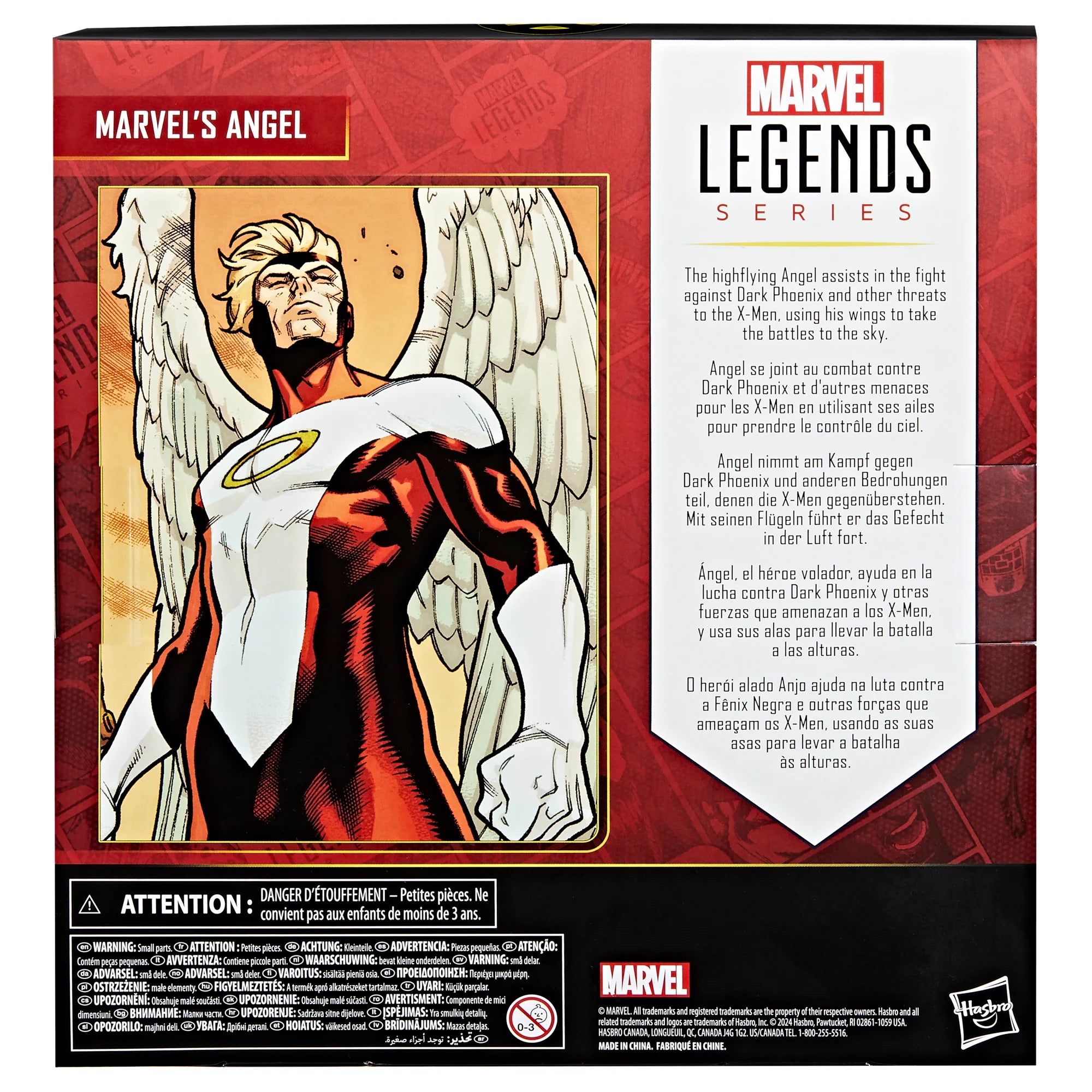 Hasbro Marvel Legends Series 6-Inch Scale Collectible Action Figure of Marvel's Angel from Uncanny X-Men Comics