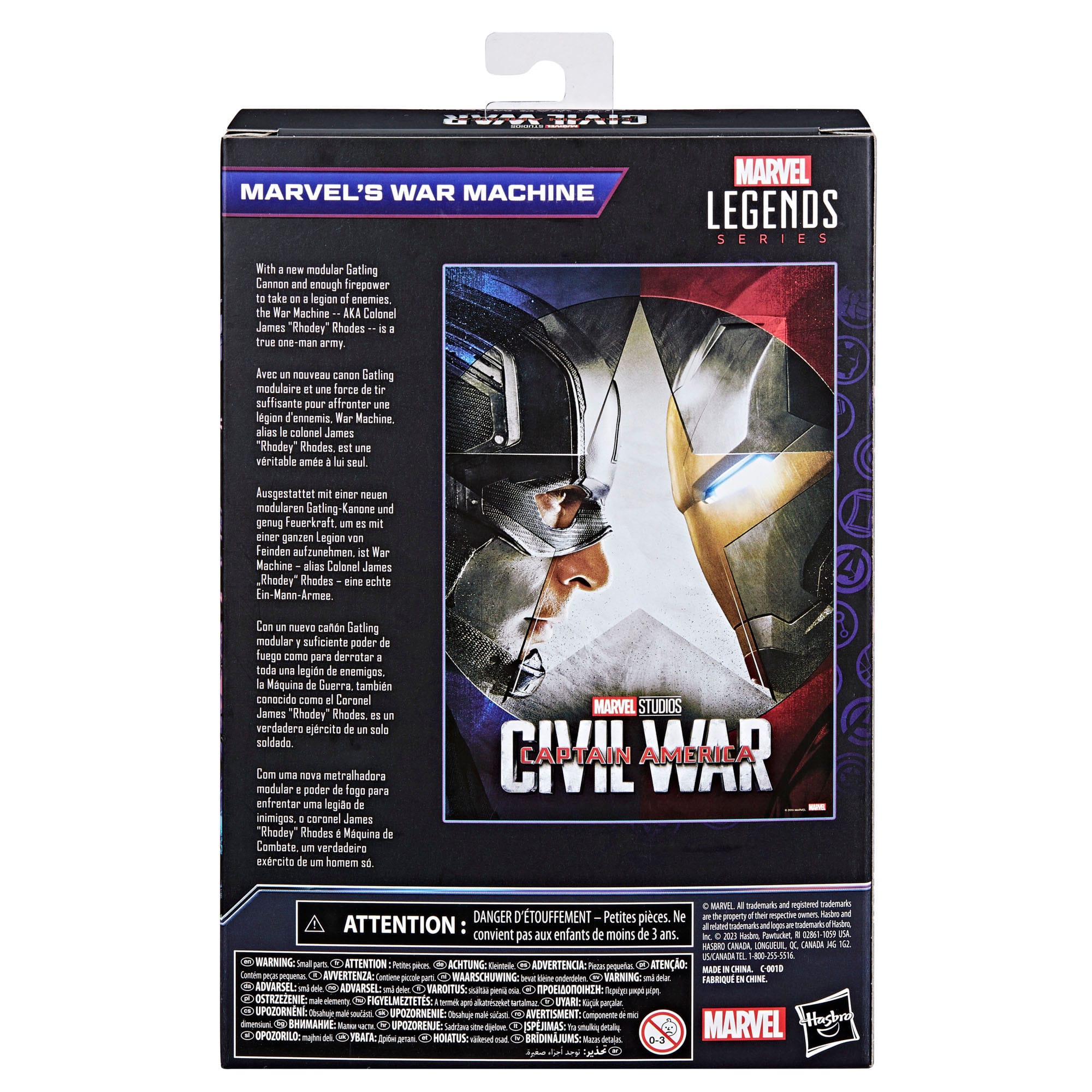 Hasbro Marvel Legends Series - The Infinity Saga - Highly Detailed 6-Inch Marvel's War Machine Action Figure for Collectors
