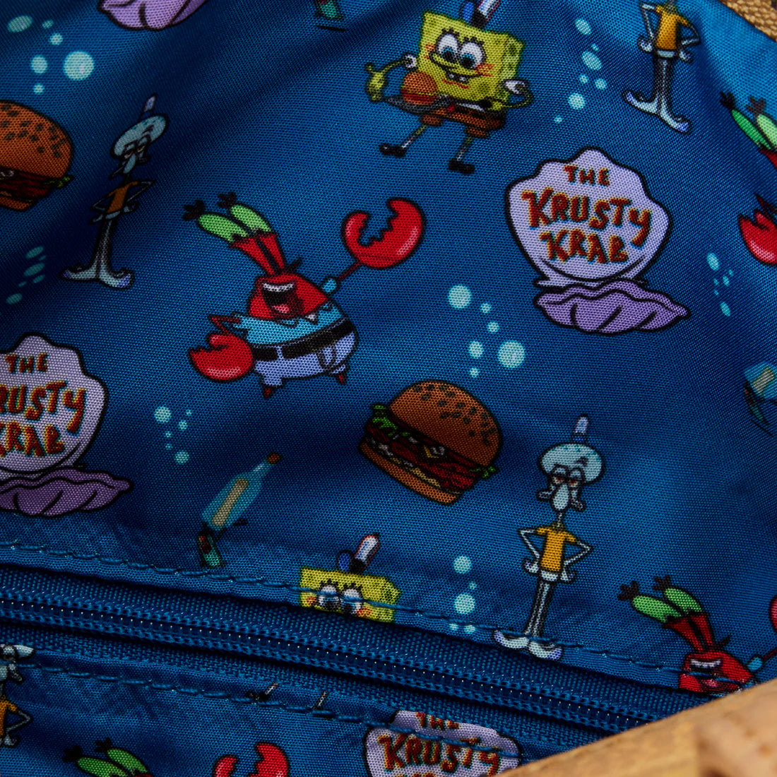 Loungefly Nickelodeon Spongebob 25th Anniversary Stylish Krusty Krab Crossbody Bag