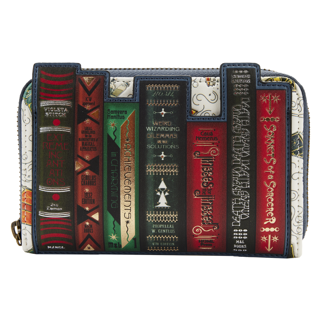 Loungefly Magical Books Themed Zip Around Wallet for Fans of Fantastic Beasts