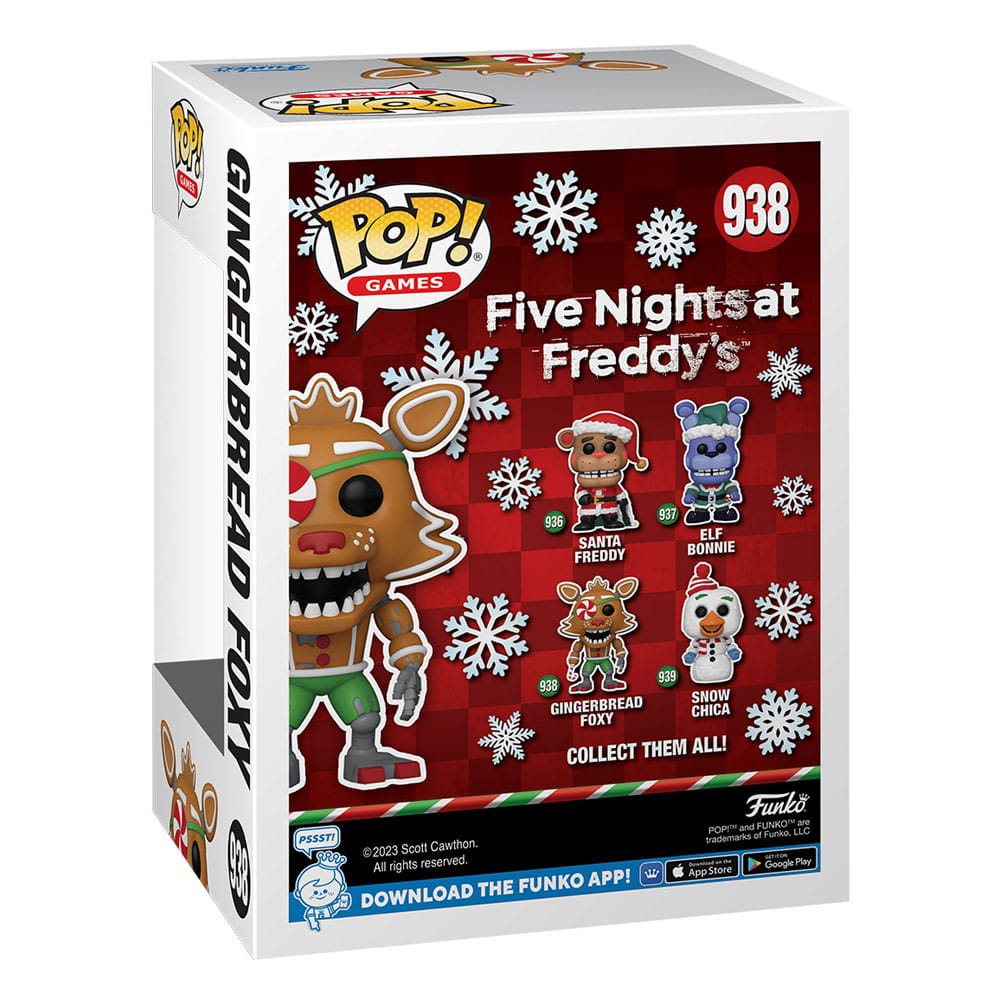 Holiday Themed Foxy from Five Nights at Freddy's Collectible Funko POP! Vinyl Action Figure