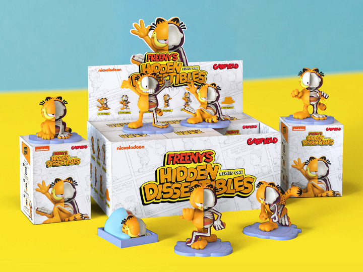 Garfield Mighty Jaxx Freeny's Dissectibles Blind Box - Set of 6 Random Vinyl Figures
