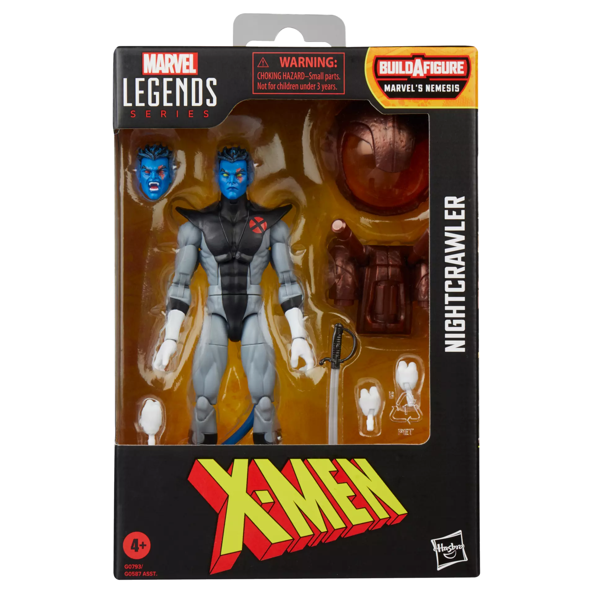 Hasbro 6-Inch Scale Marvel Legends Series Highly Detailed Nightcrawler Action Figure