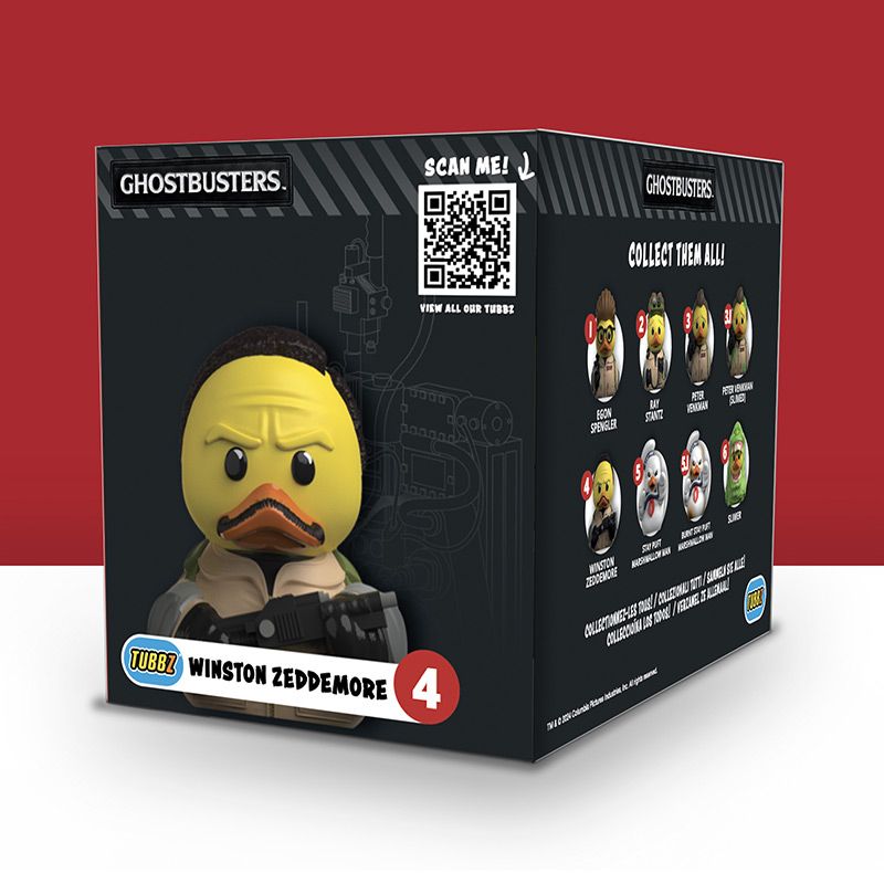 Boxed Tubbz Winston Zeddemore Collectible from Ghostbusters
