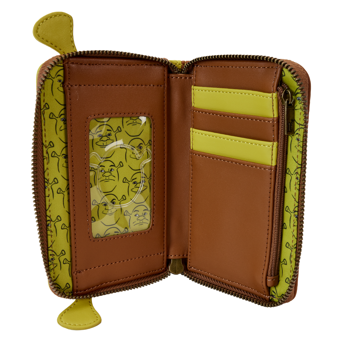 Loungefly Dreamworks Shrek Cosplay Vegan Leather Zip Around Wallet