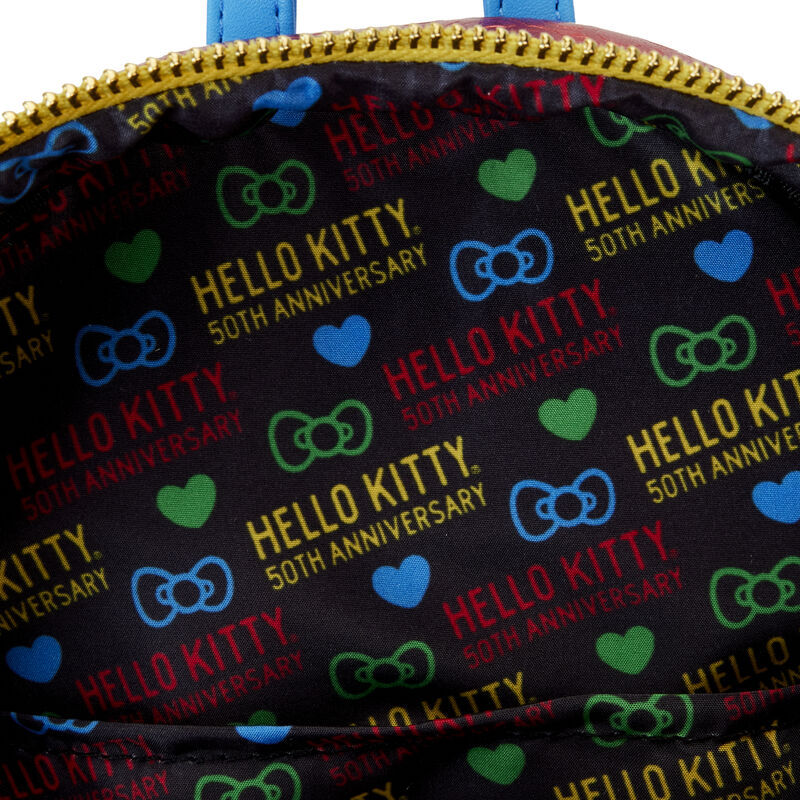 Loungefly Sanrio Hello Kitty 50th Anniversary Metallic Mini Coin Bag Style Backpack for Fashion Lovers