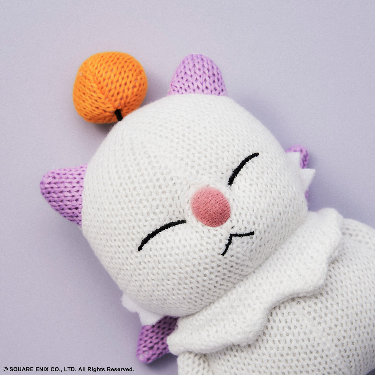Soft and Fluffy FINAL FANTASY Knitted Moogle Plush Toy
