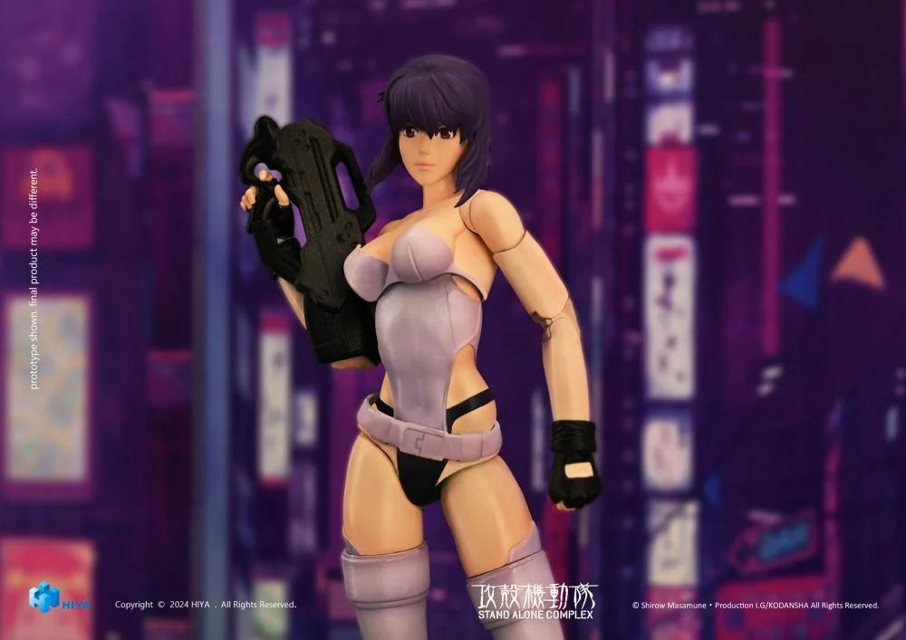 Exquisite Super Series 1/12 Scale Exclusive Previews Action Figure of Motoko Kusanagi from Ghost in the Shell: Stand Alone Complex