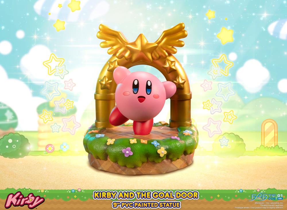 First4Figures Highly Detailed Kirby and the Goal Door PVC Collectible Figure