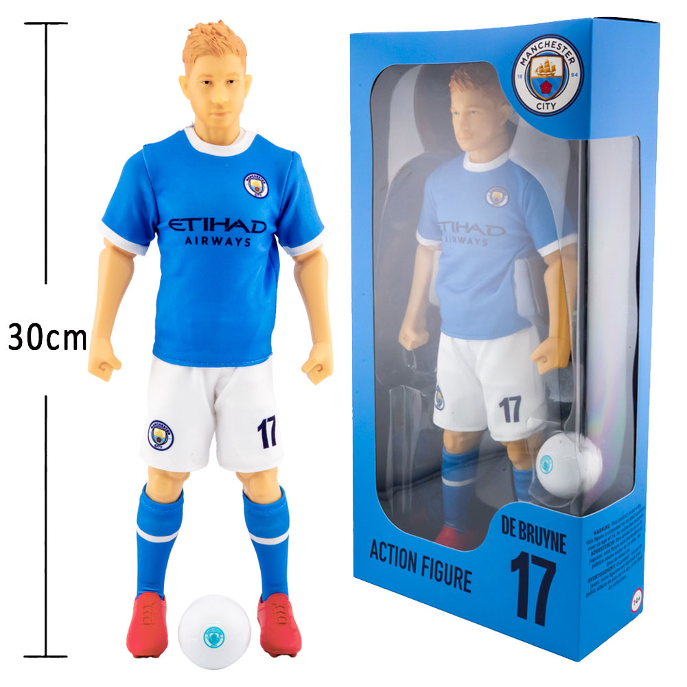 High - Quality Manchester City Football Club Kevin De Bruyne Action Figure Collectible