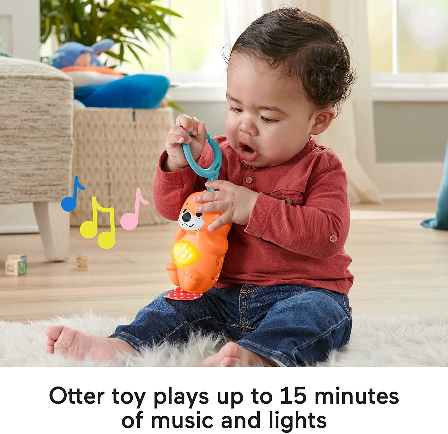 Fisher Price 3-in-1 Gym Activity Play Mat with Music, Glow & Developmental Toys