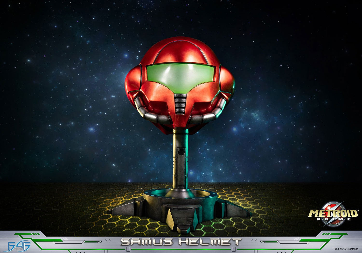 First4Figures Collectible Metroid Prime Samus Helmet Resin Statue