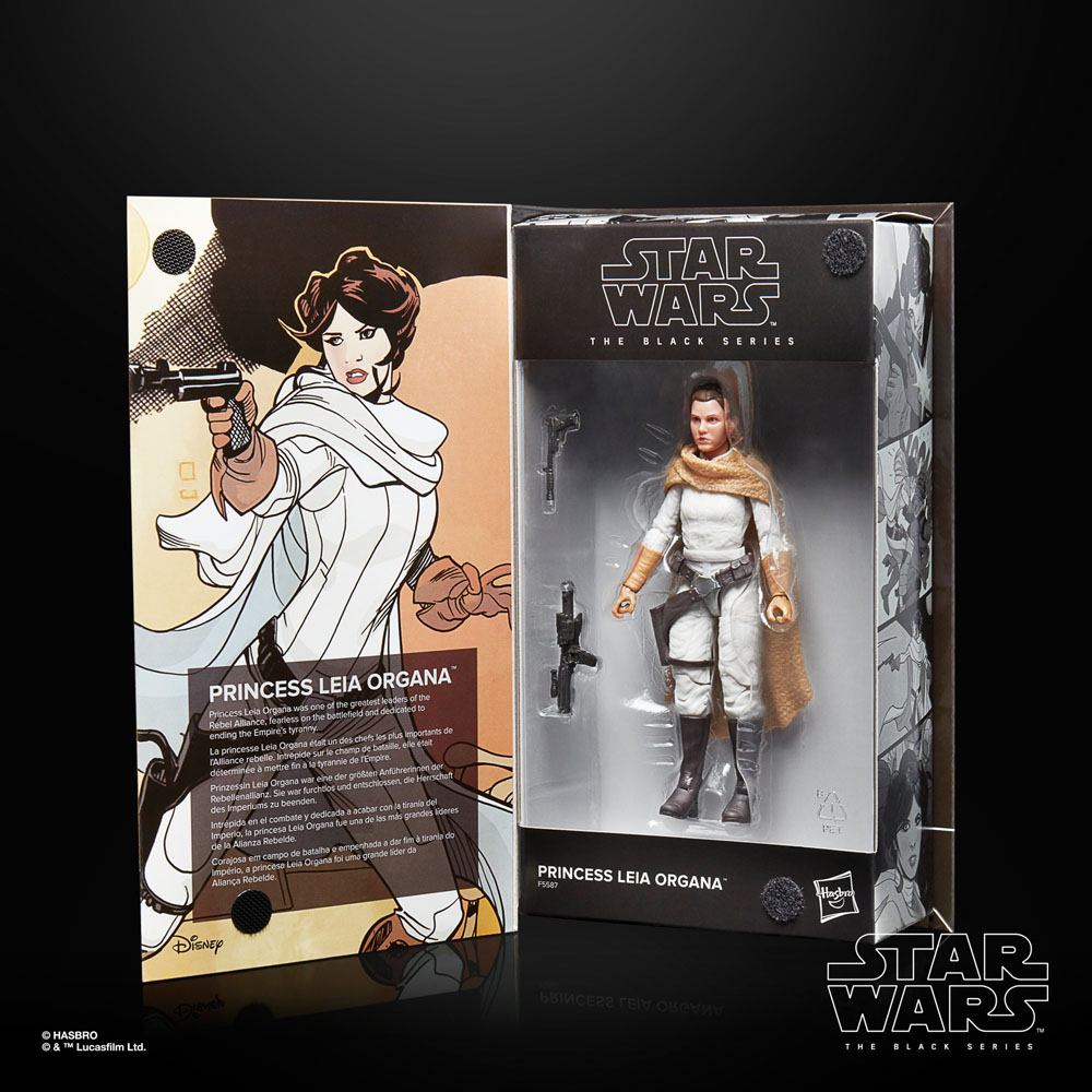 Hasbro Star Wars The Black Series Highly Detailed 6-Inch Princess Leia Organa Collectible Action Figure