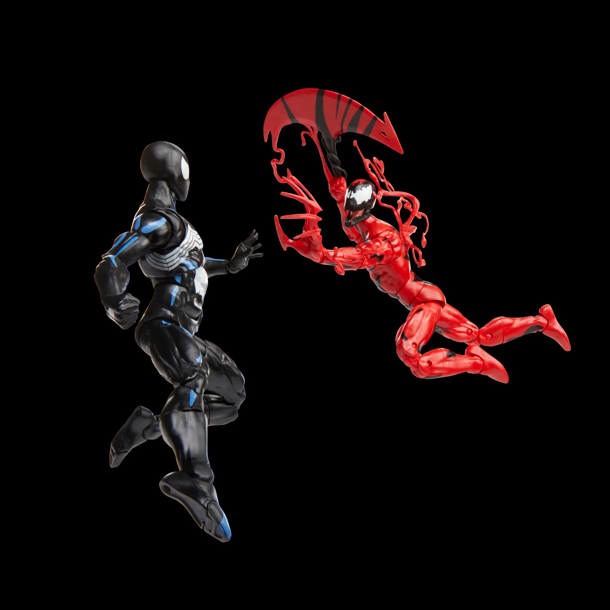 Marvel Legends Series Collectible 6-Inch Scale Action Figures Set of Spider-Man with Symbiote and Carnage