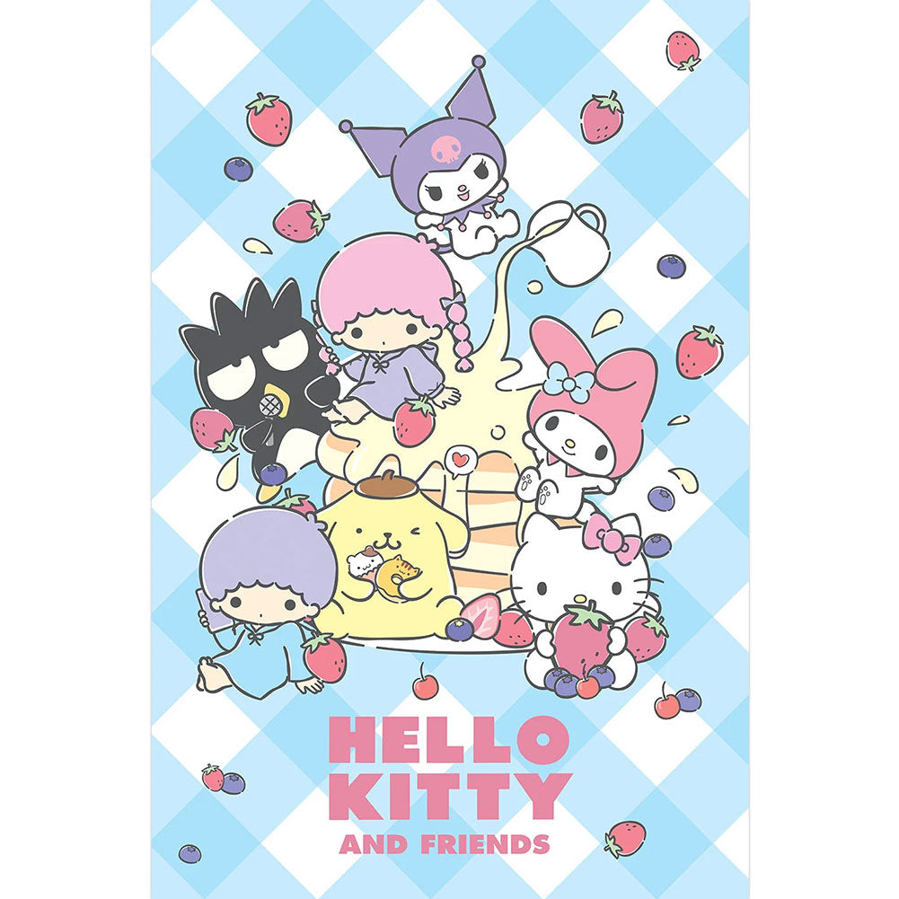 Hello Kitty and Friends Sweets Themed Rolled Maxi Wall Poster