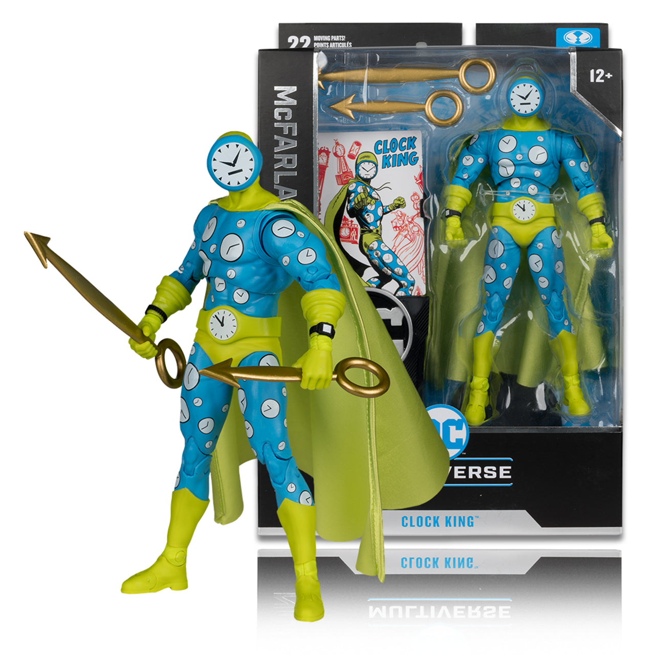 McFarlane DC Multiverse Highly Detailed Collector Edition 7-Inch Action Figure of Clock King, a Notable DC Comics Villain