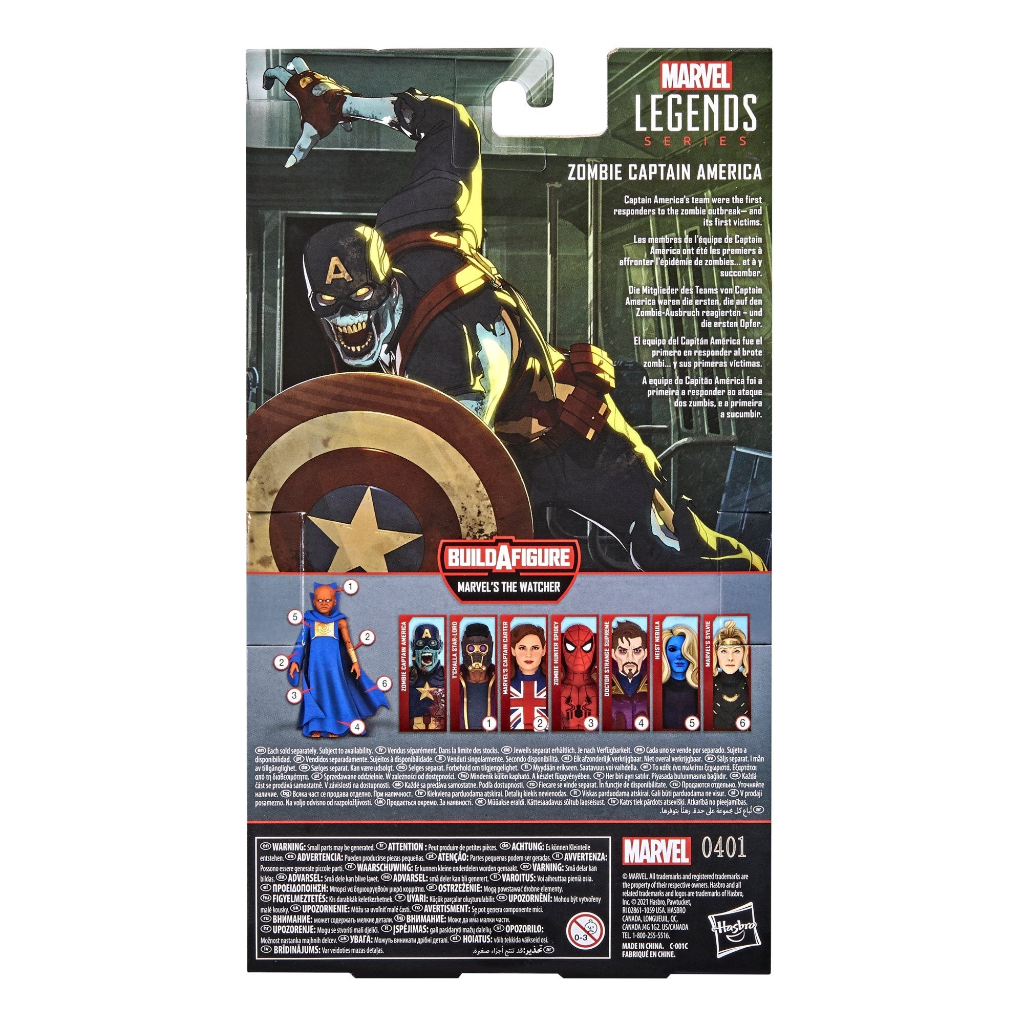 Hasbro Marvel Legends 6-Inch Zombie Captain America Action Figure from What If...