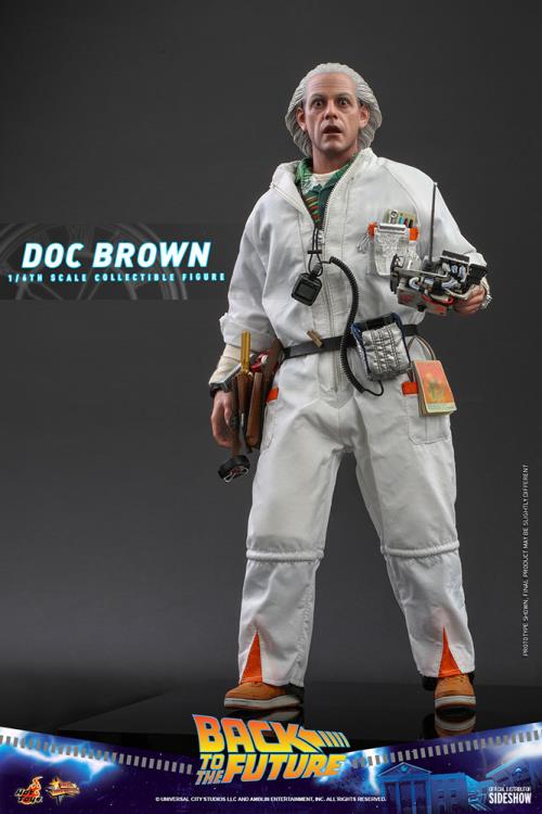 Hot Toys Back to the Future 1/6th Scale Movie Masterpiece Collectible Figure of Doc Brown