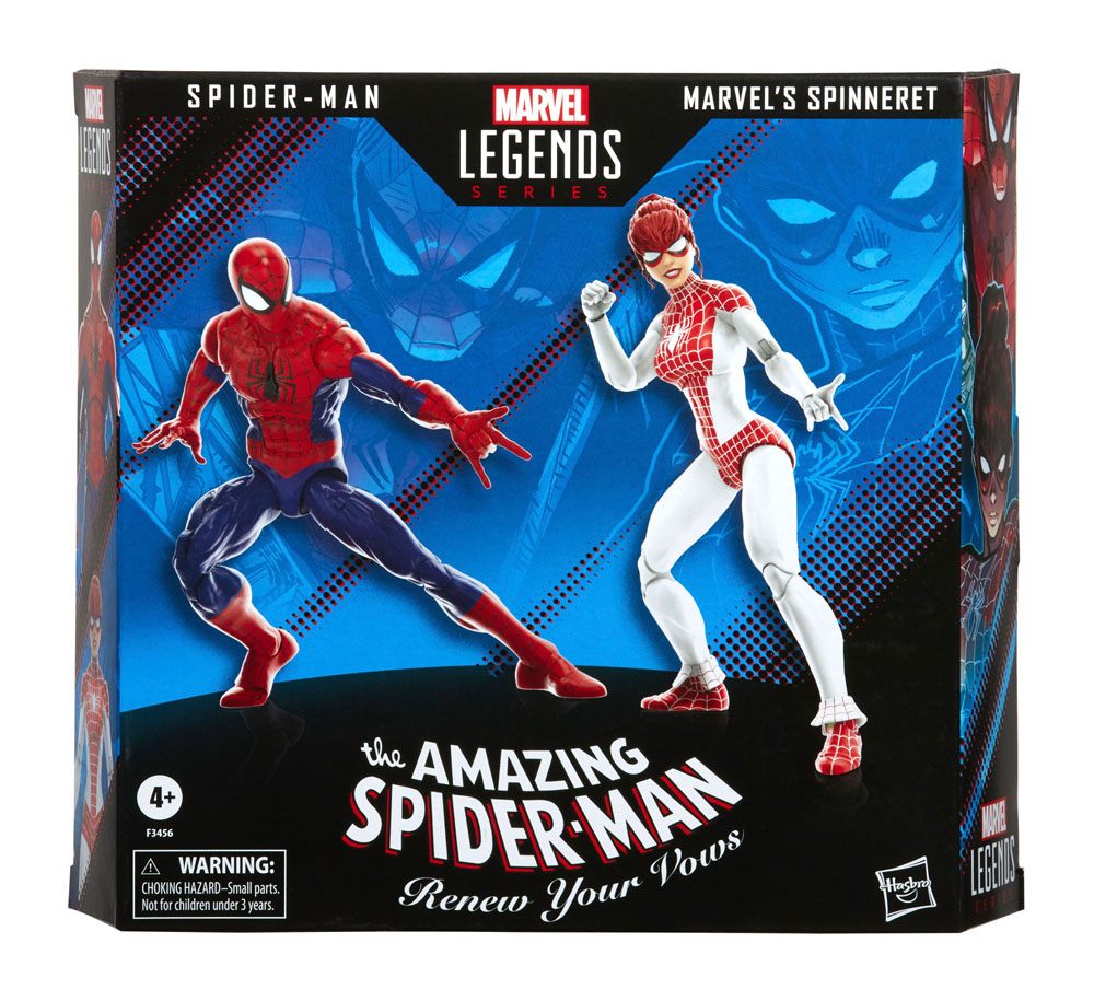 Hasbro 6-Inch Scale Marvel Legends Spider-Man and Spinneret Action Figure 2-Pack