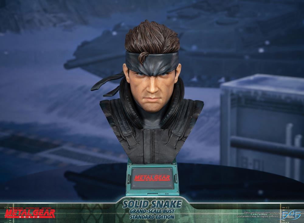First4Figures Grand Scale Collectible Bust of Solid Snake from Metal Gear Solid