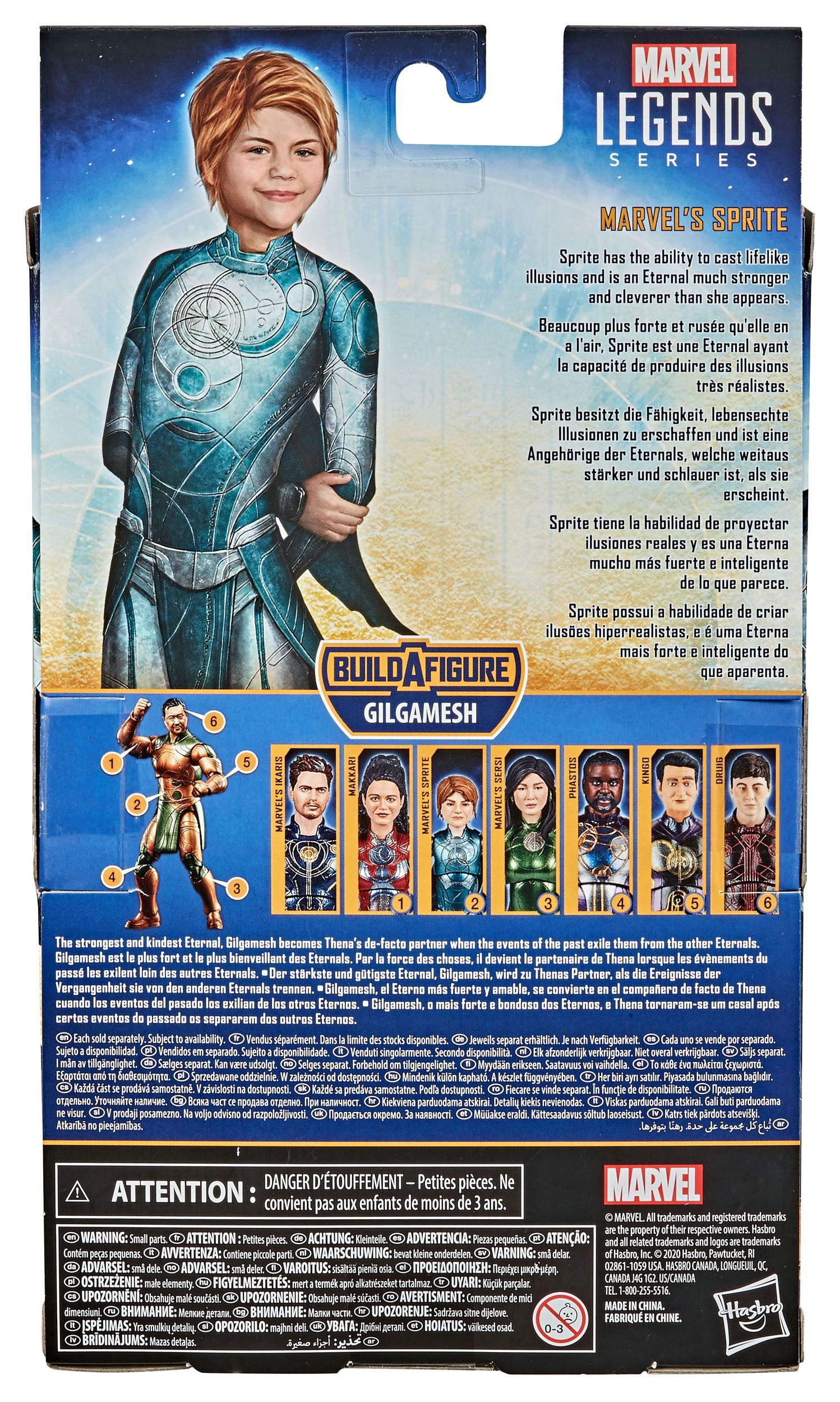 Hasbro 6-Inch Movie-Inspired Marvel Legends Series Eternals Sprite Action Figure