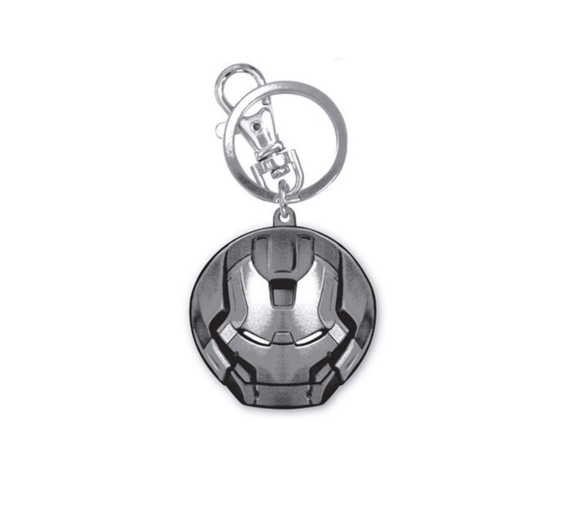 Authentic Marvel Avengers Hulkbuster Pewter Keychain Key Ring Collectible