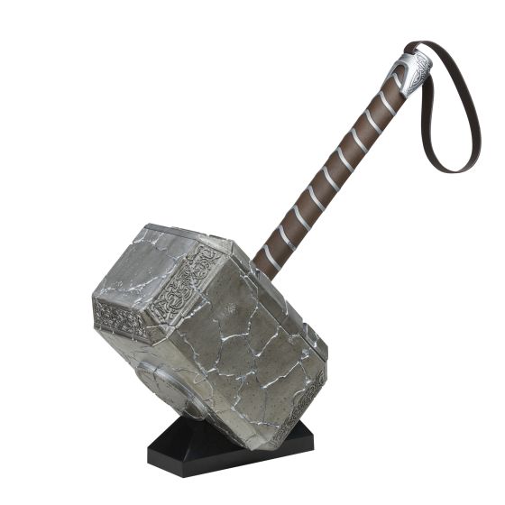Marvel Legends Series Authentic Electronic Replica of Mighty Thor's Iconic Mjolnir Hammer