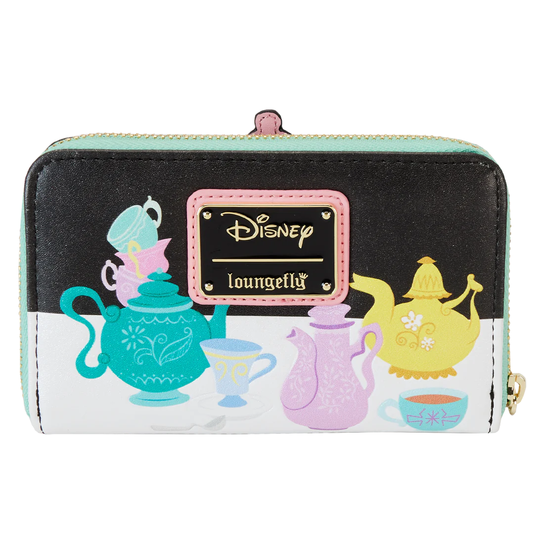 Loungefly Disney Alice In Wonderland Themed Unbirthday Celebration Zip Around Leather Wallet
