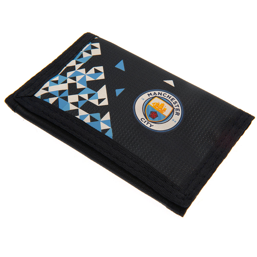 Manchester City Football Club Particle Design Polyester Wallet for Fans