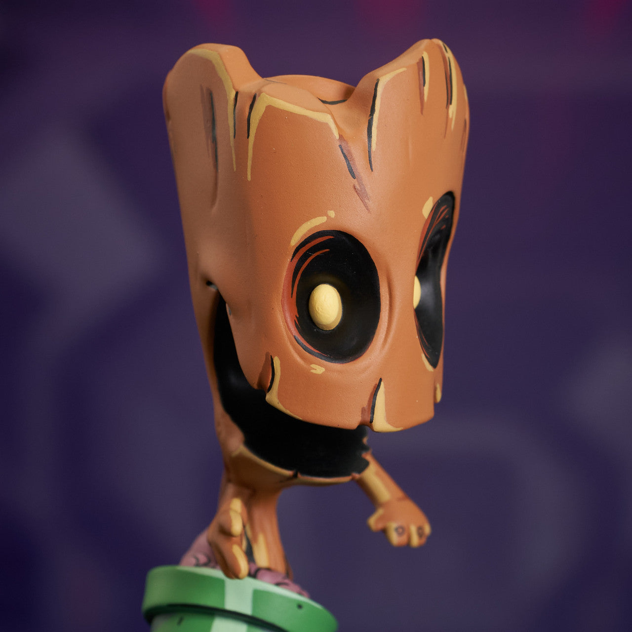 Limited Edition Resin Pot Marvel Animated Groot Collectible Statue