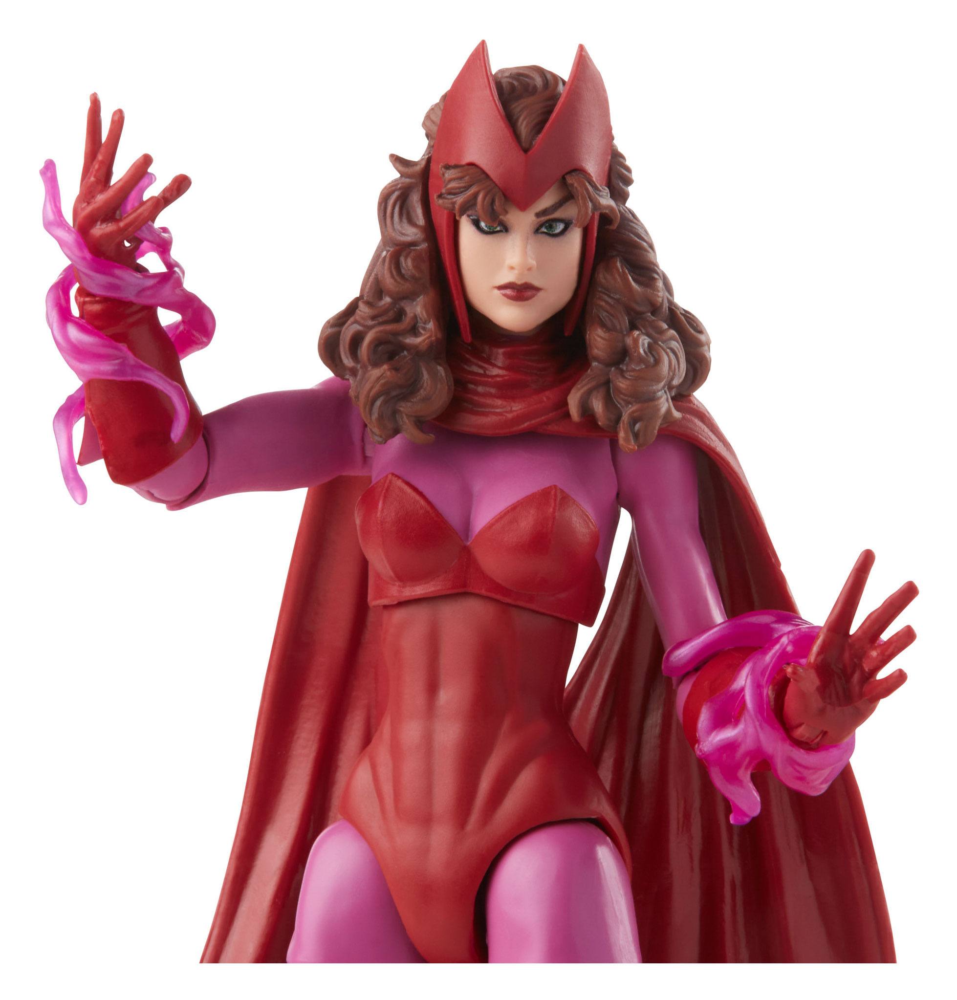 Hasbro's High - Quality Marvel Legends Series Retro - Style Scarlet Witch Action Figure for Fans and Collectors