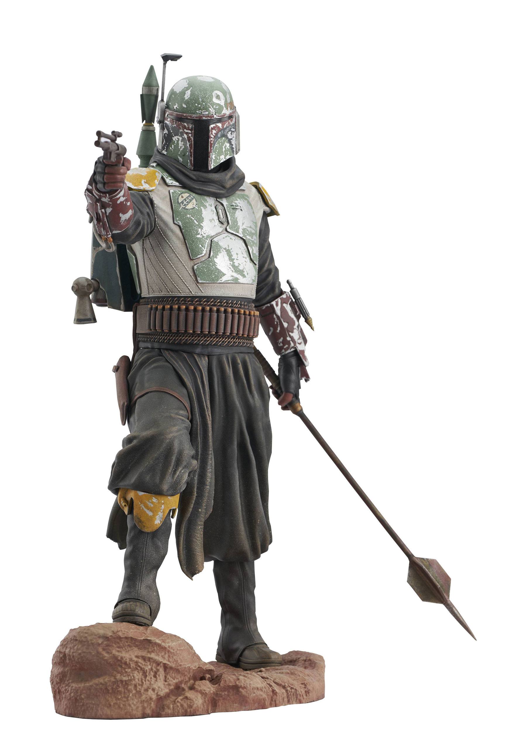 Gentle Giant Collectible Star Wars The Mandolorian Limited Edition Boba Fett Milestones Statue - Only 2000 Pieces Worldwide