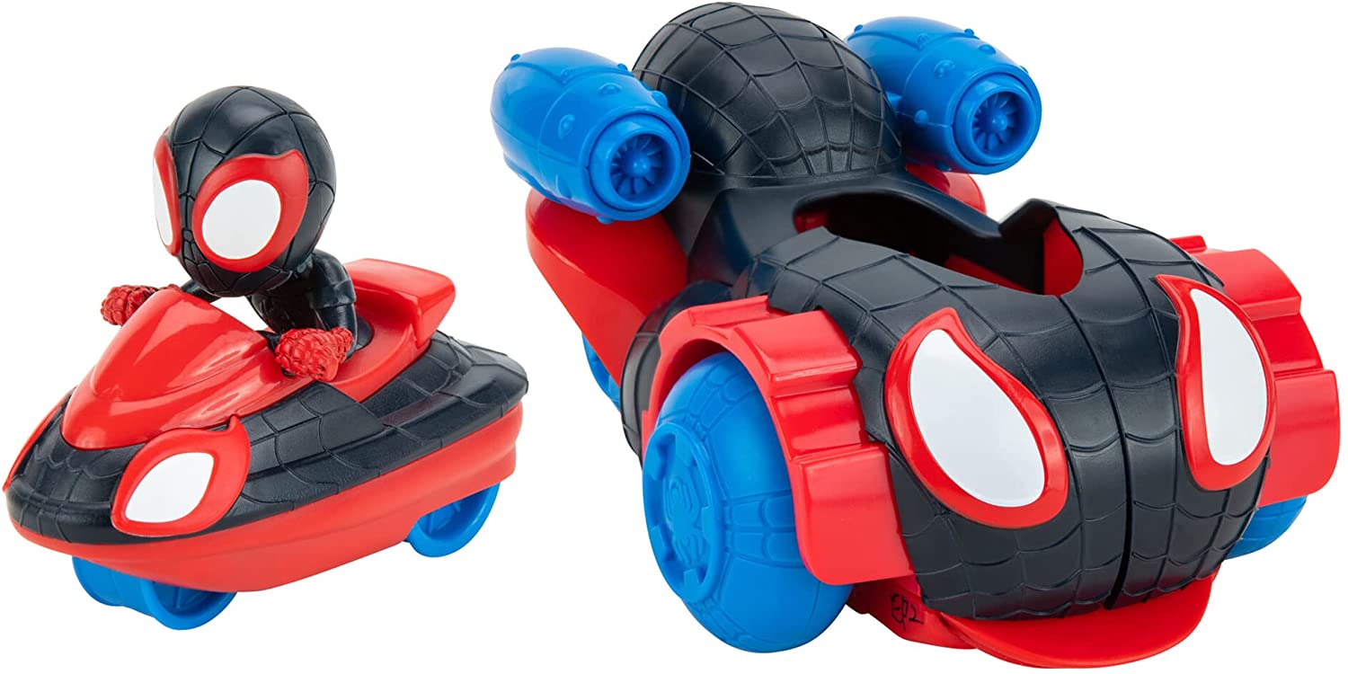 Marvel's Spidey and His Amazing Friends 2-in-1 Quick Shot Vehicle - Miles Morales Version