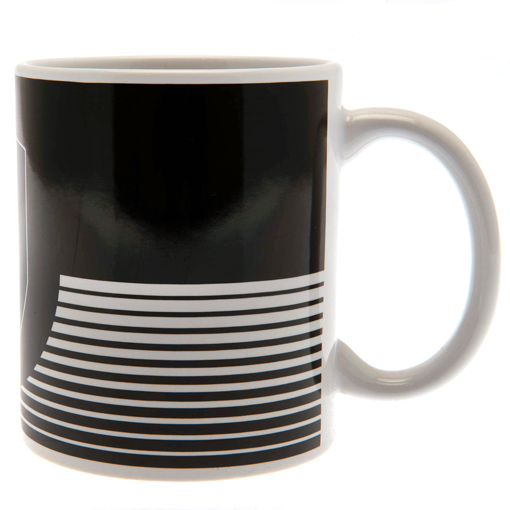 Fulham FC Linea Ceramic Coffee Mug with Full - Color Club Crest