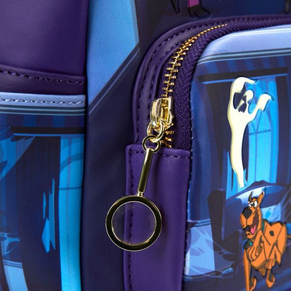 Loungefly Scooby Doo Glow-in-the-Dark Monster Chase Adjustable Mini Backpack
