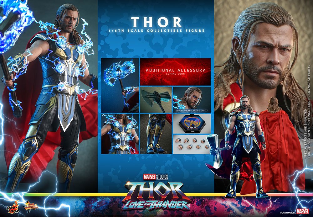 Hot Toys 1:6 Scale Marvel Thor from Love and Thunder Collectible Figure