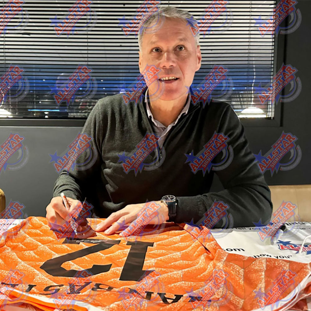 Framed Netherlands Retro Shirt Signed by Marco Van Basten