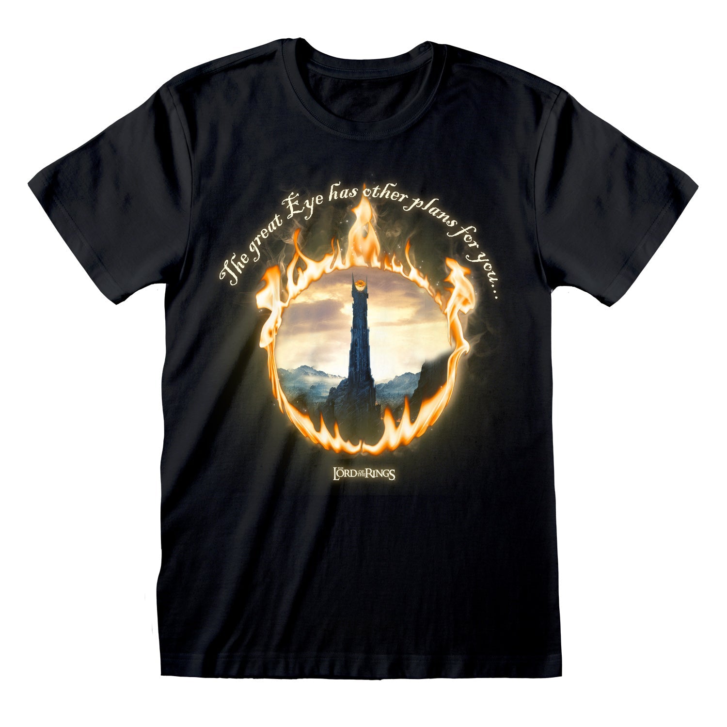 Unisex 100% Cotton Lord of the Rings Great Eye Classic T-Shirt